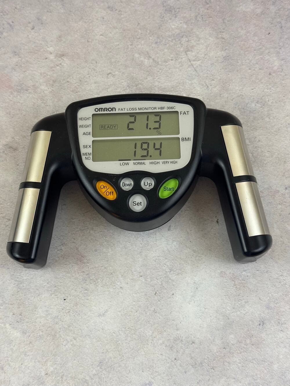 Omron Fat Loss Monitor HBF-306C Handheld Portable HBF-306CN